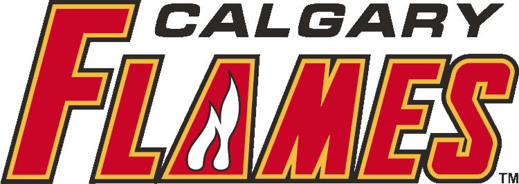 Calgary Flames 2002 03-Pres Wordmark Logo iron on paper